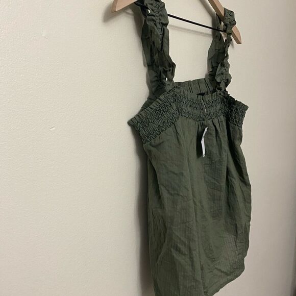 Banana Republic Embroidered Smocked Neck Tank - Picture 3 of 6